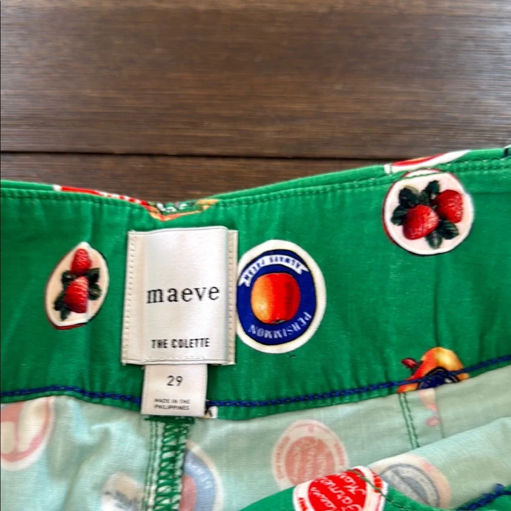 Anthropologie Maeve The Colette Cropped Wide-Leg Pants Size 29 - Picture 12 of 13